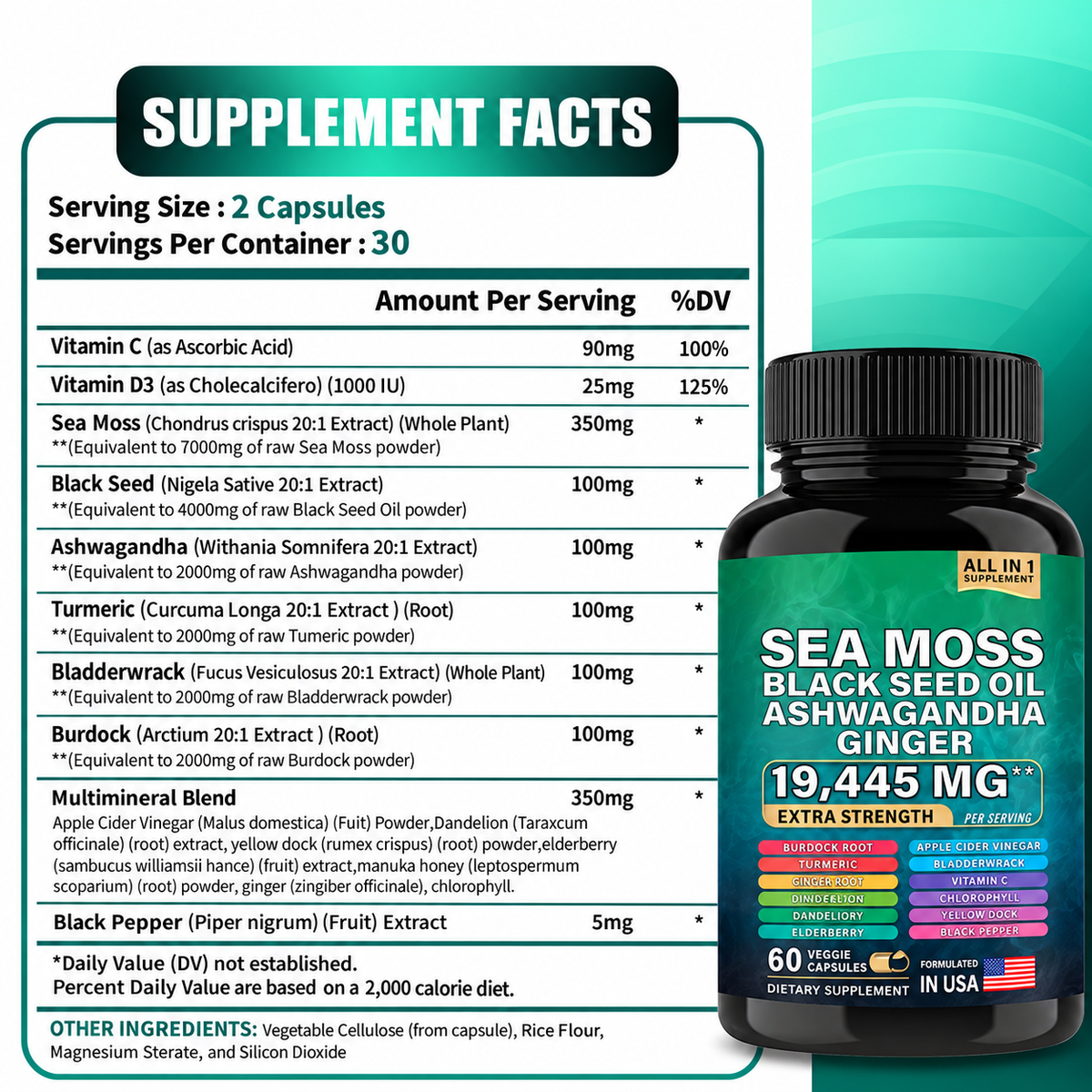 Sea Moss + Shilajit Daily Wellness Capsules Bundle – Energy, Vitality & Everyday Support