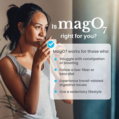 MagO7 - Original Oxygenated Magnesium Colon Cleanse & Digestive Detox Support