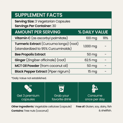 Pure Turmeric Curcumin 95 – Joint Comfort, Mobility & Antioxidant Support