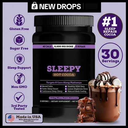Sleepy Hot Cocoa – Support Relaxation, Restful Sleep & a Calmer Nighttime Routine
