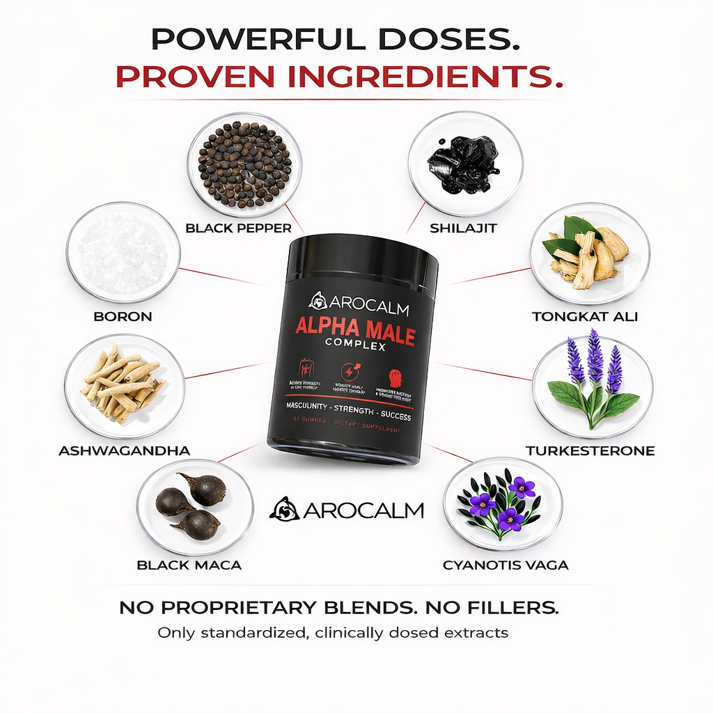 AROCALM Alpha Male Complex Gummies