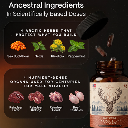 Ancestral Reindeer Organ Complex – Men's Vitality & Daily Wellness Supplement