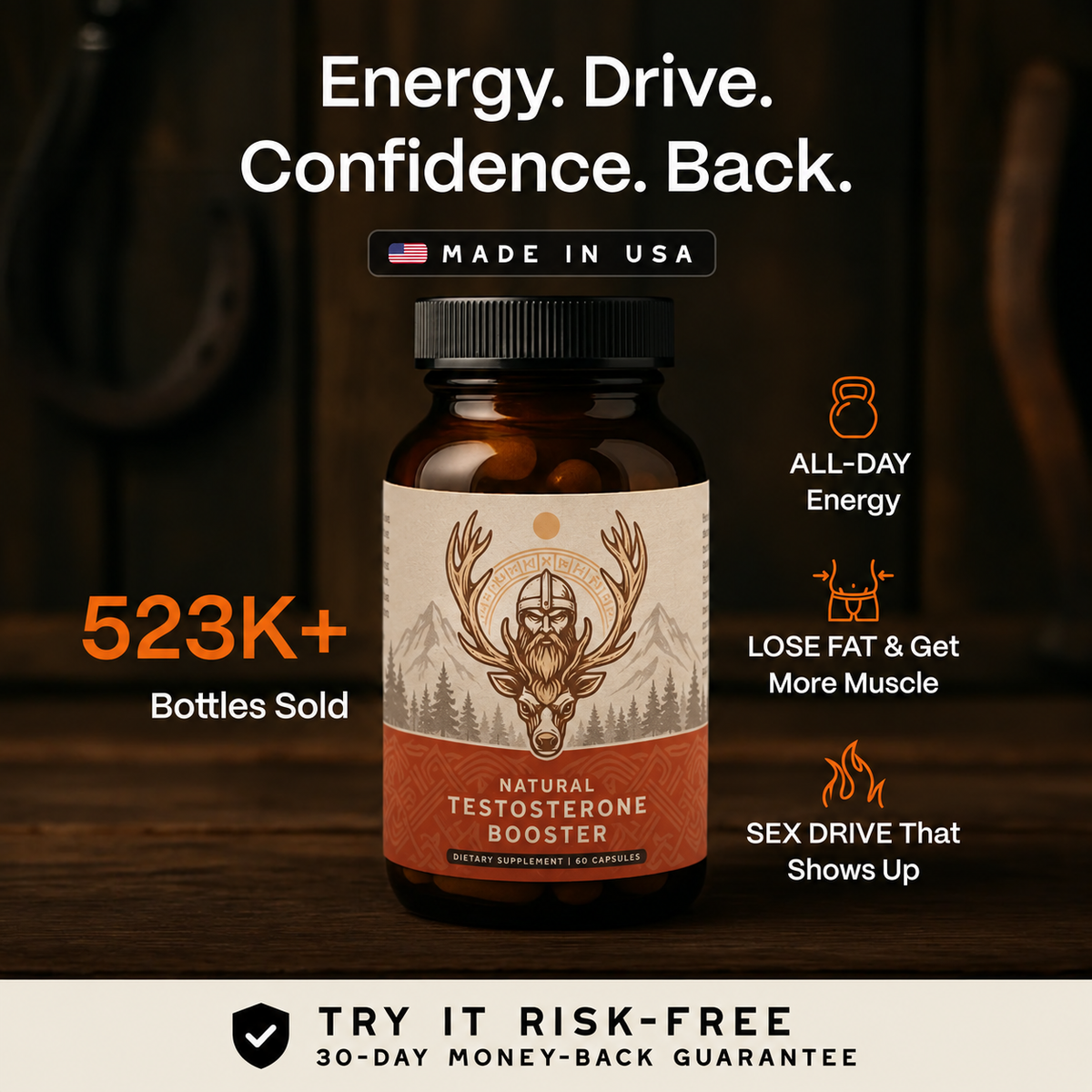 Ancestral Reindeer Organ Complex – Men's Vitality & Daily Wellness Supplement