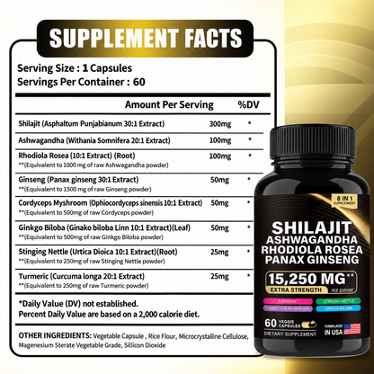 Sea Moss + Shilajit Daily Wellness Capsules Bundle – Energy, Vitality & Everyday Support