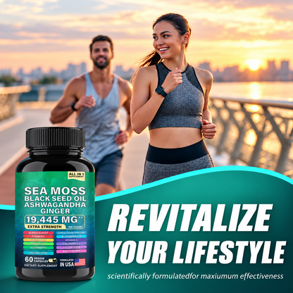 Sea Moss + Shilajit Daily Wellness Capsules Bundle – Energy, Vitality & Everyday Support