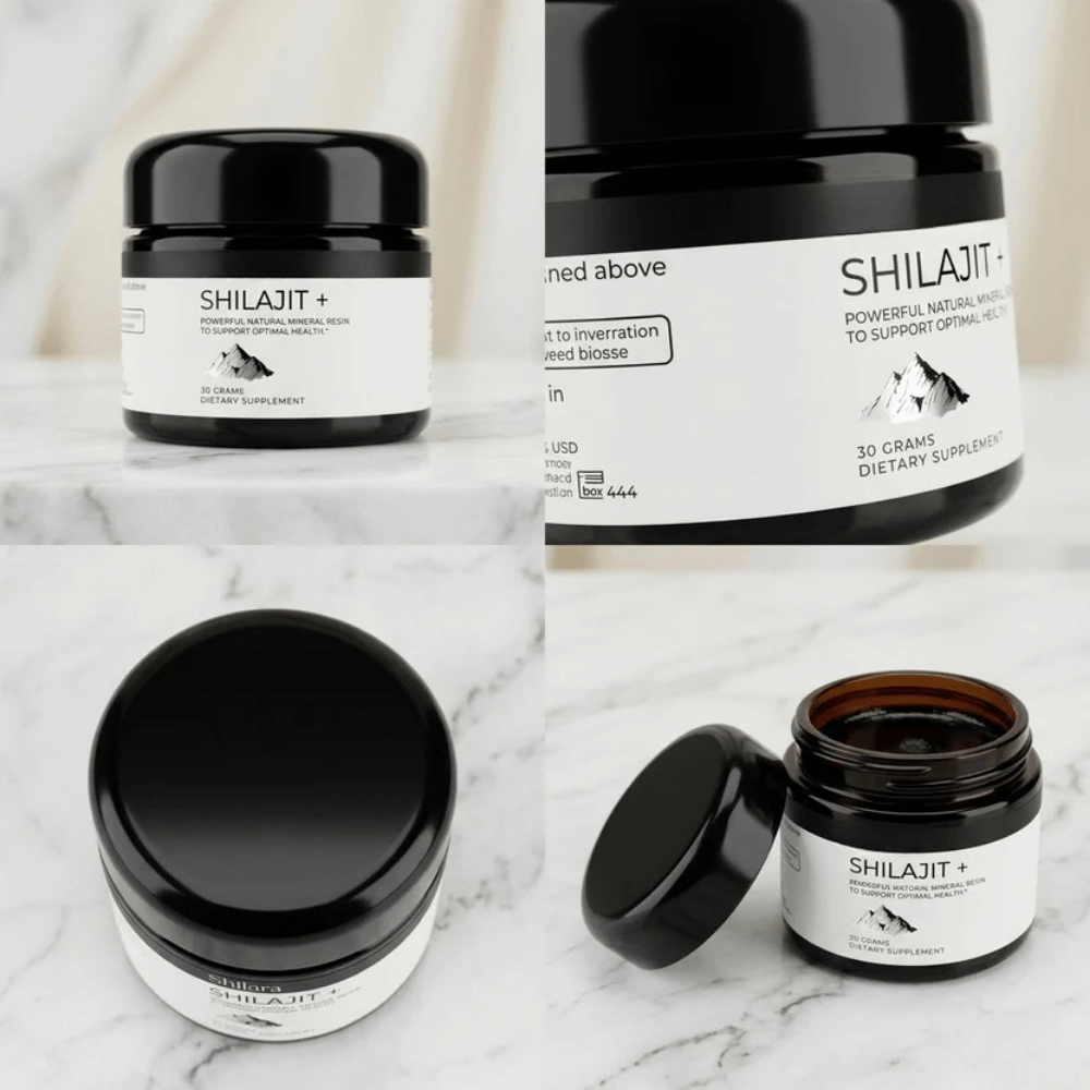 Shilajit+ Mineral Resin – Daily Energy, Stamina & Vitality Support