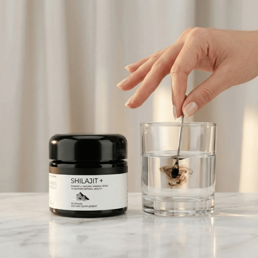 Shilajit+ Mineral Resin – Daily Energy, Stamina & Vitality Support