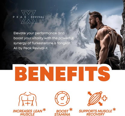 Turkesterone & Tongkat Ali - Testosterone  Capsules