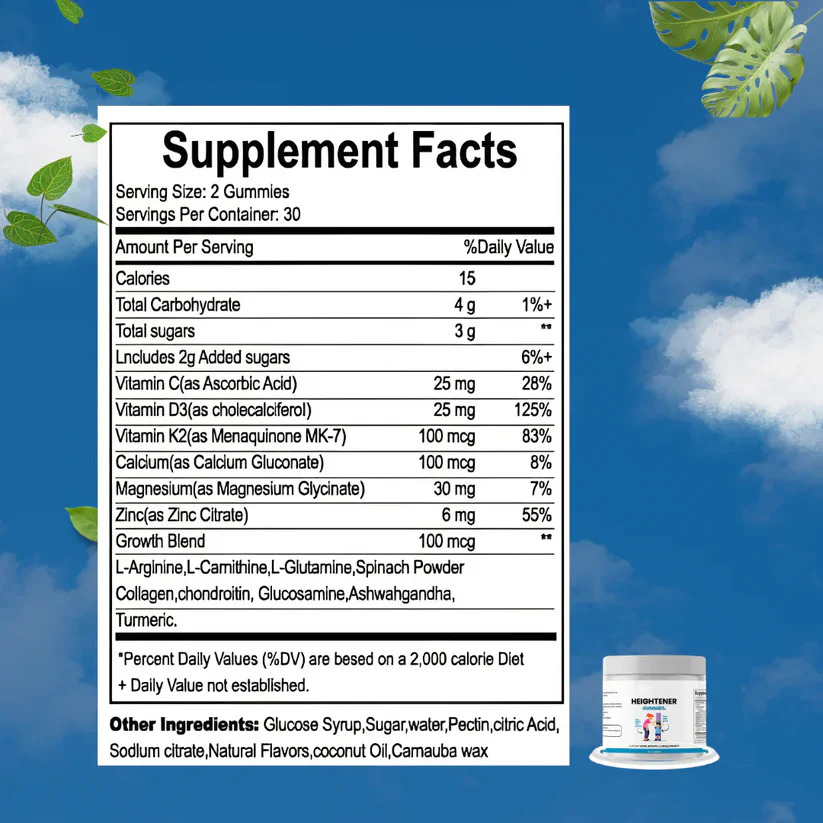 Arocalm Heightener Gummies