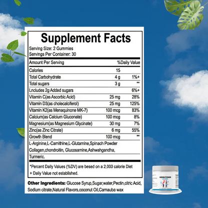 Arocalm Heightener Gummies